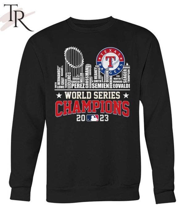 Texas City World Series Champions 2023 Texas Rangers T-Shirt