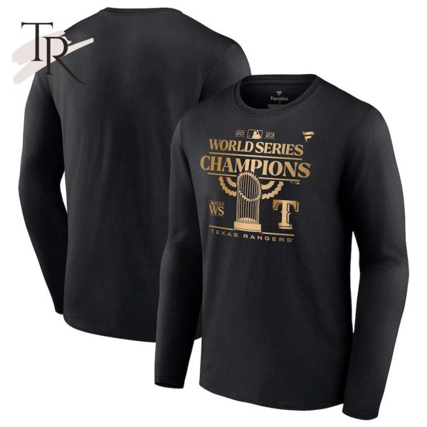 Texas Rangers MLB World Series Champions 2023 Hoodie – Black