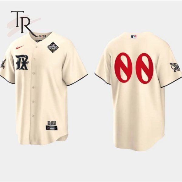 Texas Rangers Jersey World Series Champions 2023 Active Player Custom Cream City Connect