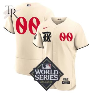 Texas Rangers World Series Champions 2023 City Connect Flex Base Custom Jersey