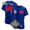 Texas Rangers World Series Champions 2023 Custom Player City Connect Jersey – White