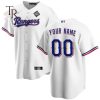 Texas Rangers World Series Champions 2023 Blank Charcoal All-Star Cool Base Stitched Baseball Jersey