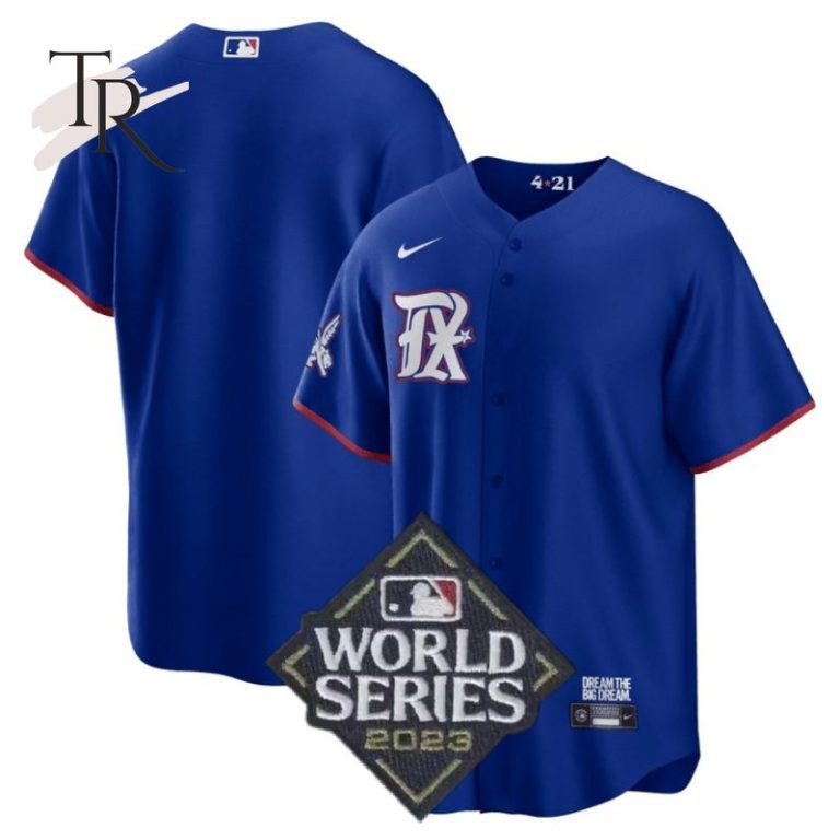 Texas Rangers World Series Champions 2023 Player City Connect Jersey