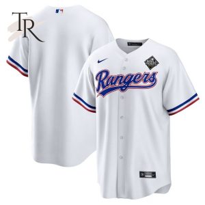 Texas Rangers World Series Champions 2023 Replica Team Jersey – White