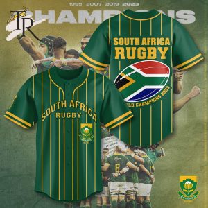 South Africa x Rugby World Cup World Champions 2023 Baseball Jersey
