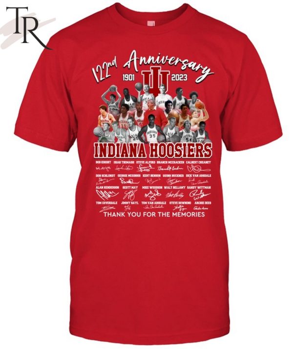 Indiana Hoosiers 122 Years Anniversary T-Shirt