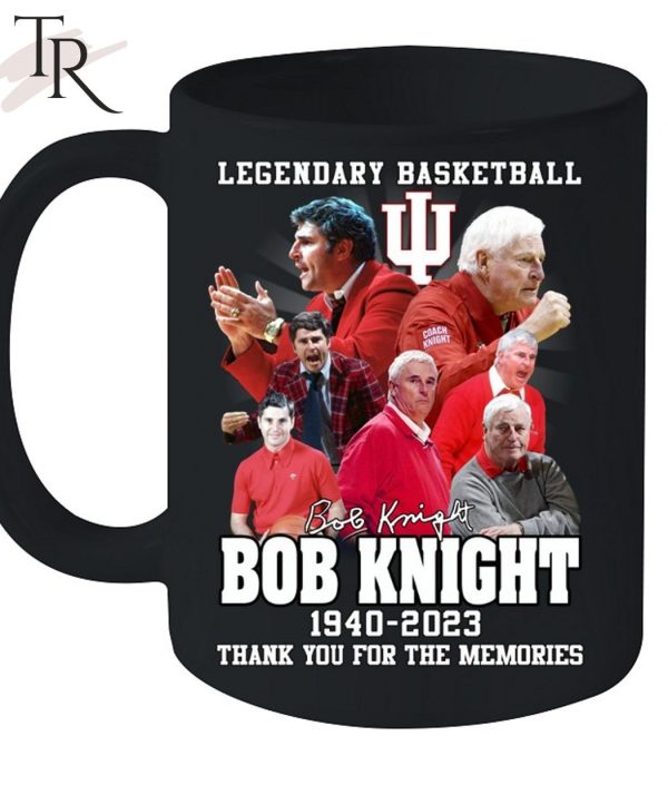 Legendary Basketball Bob Knight 1940-2023 Thank You For The Memories T-Shirt