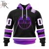 NHL Florida Panthers Special Black Hockey Fights Cancer Kits Hoodie