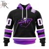 NHL Los Angeles Kings Special Black Hockey Fights Cancer Kits Hoodie