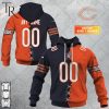 Personalized NFL Carolina Panthers Mix Jersey Style Hoodie