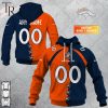 Personalized NFL Detroit Lions Mix Jersey Style Hoodie