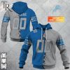 Personalized NFL Green Bay Packers Mix Jersey Style Hoodie