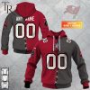 Personalized NFL Seattle Seahawks Mix Jersey Style Hoodie