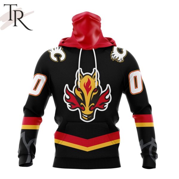 NHL Calgary Flames 2023 Black Alternate Kits Hoodie