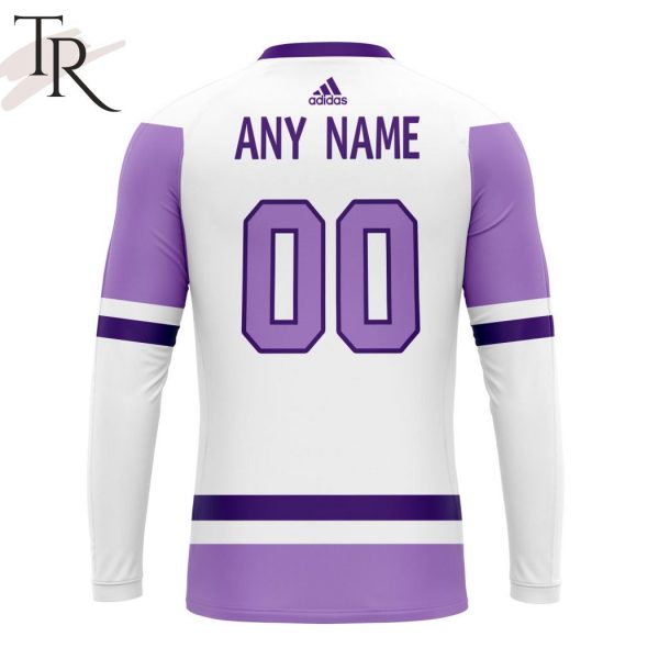 NHL Los Angeles Kings Personalize 2023 Hockey Fight Cancer Hoodie