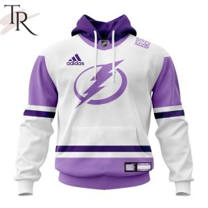 NHL Tampa Bay Lightning Personalize 2023 Hockey Fight Cancer Hoodie