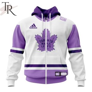 NHL Toronto Maple Leafs Personalize 2023 Hockey Fight Cancer Hoodie