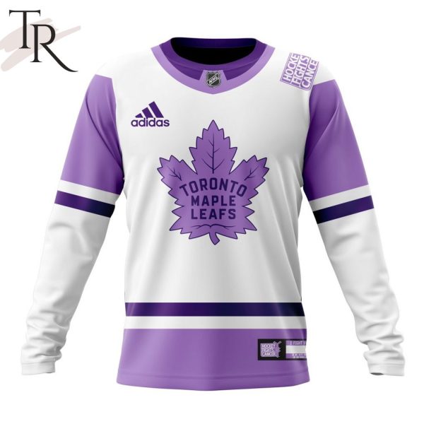NHL Toronto Maple Leafs Personalize 2023 Hockey Fight Cancer Hoodie