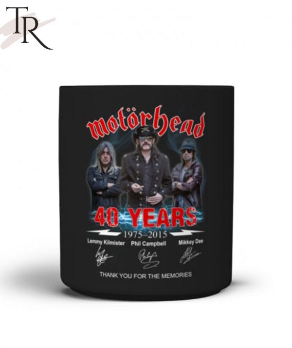 Motorhead 40 Years 1975 – 2015 Thank You For The Memories T-Shirt