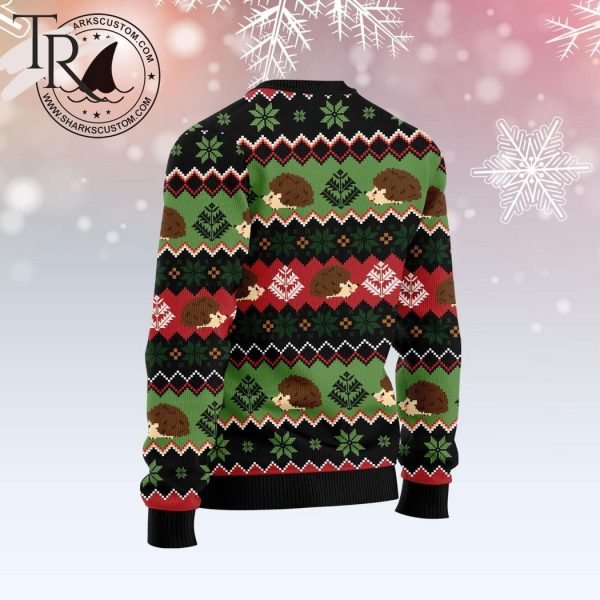 Merry Hedgy Christmas Ugly Christmas Sweater