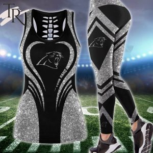 NFL Carolina Panthers Hoodie & Leggings Set For Women Custom Your