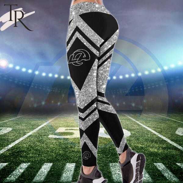 NFL Los Angeles Rams Hoodie & Leggings Set For Women Custom Your Name, Tanktop & Leggings Set Sport