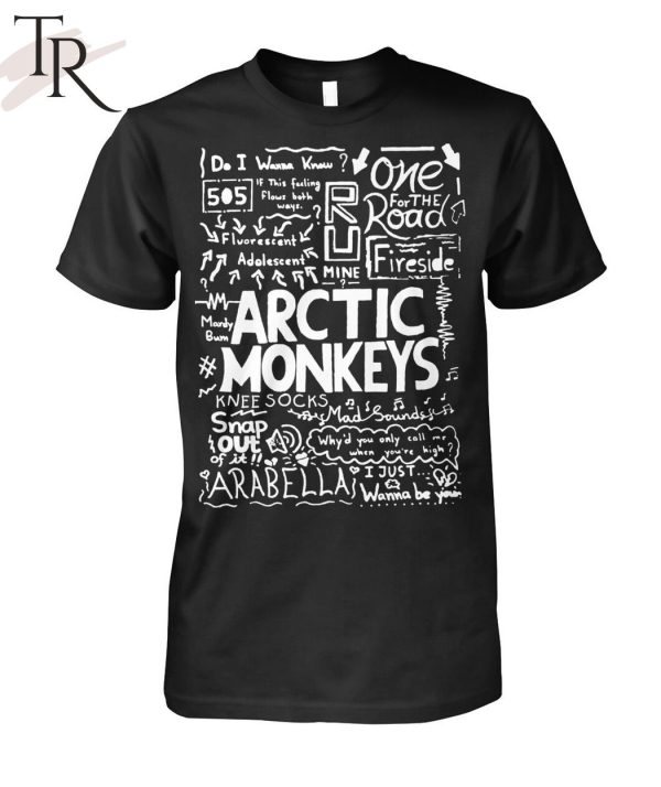 List Songs Arctic Monkeys T-Shirt