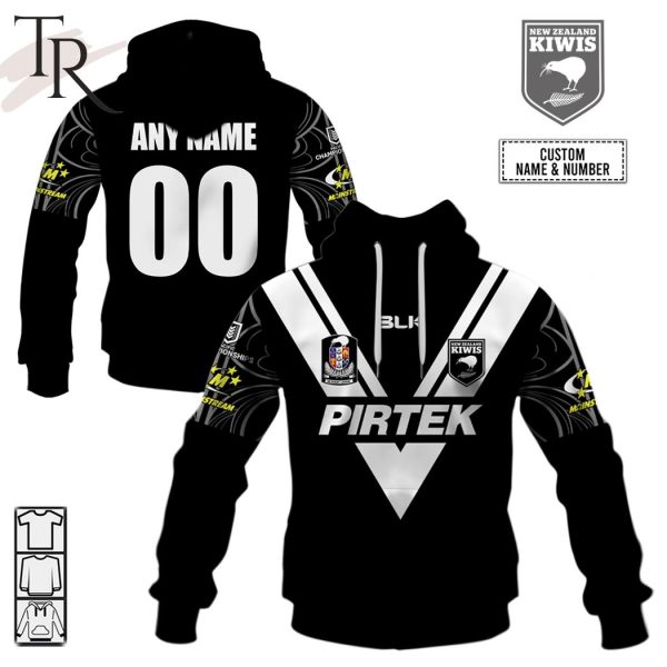 Personalized Kiwis New Zealand Rugby League 2023 Jersey Style Hoodie