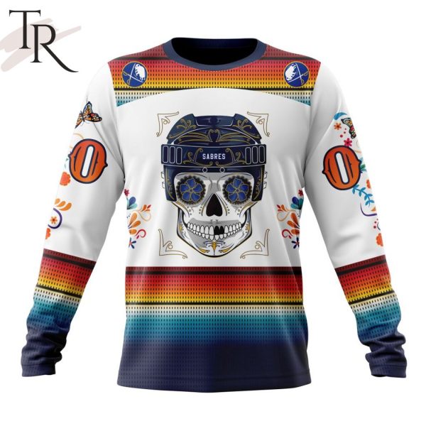 NHL Buffalo Sabres Special Design For Dia De Los Muertos Hoodie