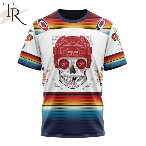 NHL Carolina Hurricanes Special Design For Dia De Los Muertos Hoodie