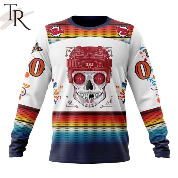 NHL New Jersey Devils Special Design For Dia De Los Muertos Hoodie