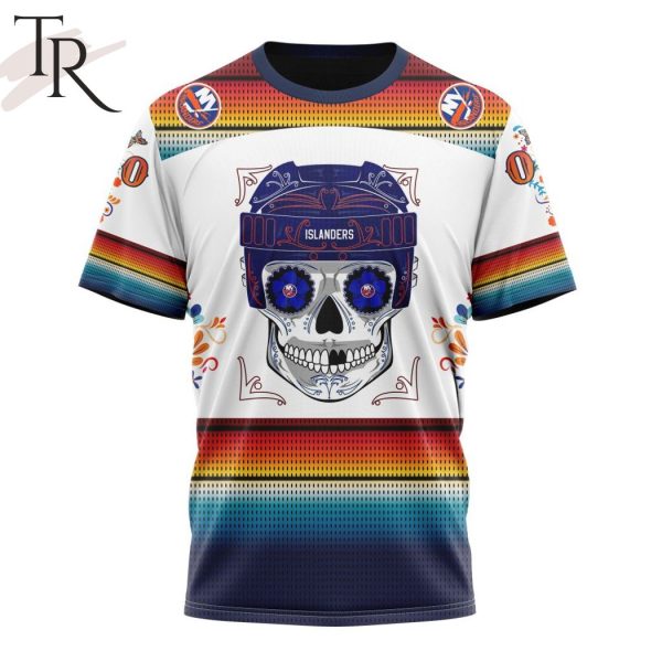 NHL New York Islanders Special Design For Dia De Los Muertos Hoodie