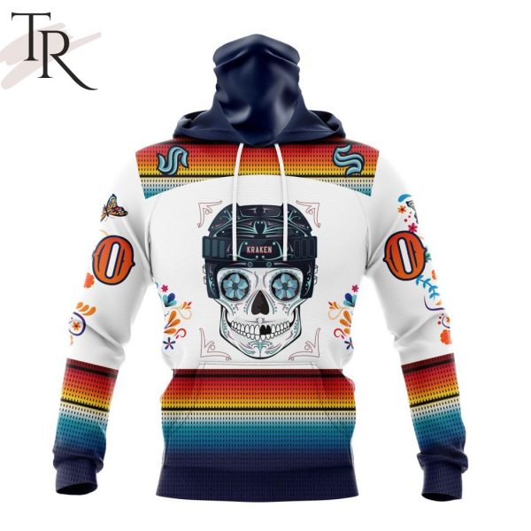 NHL Seattle Kraken Special Design For Dia De Los Muertos Hoodie