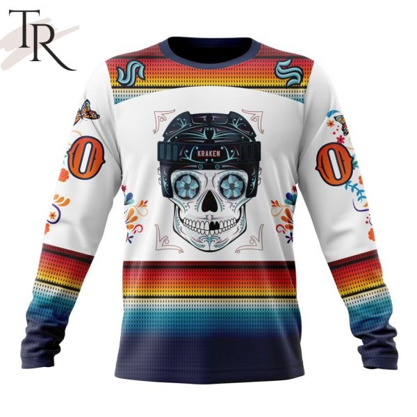 NHL Seattle Kraken Special Design For Dia De Los Muertos Hoodie