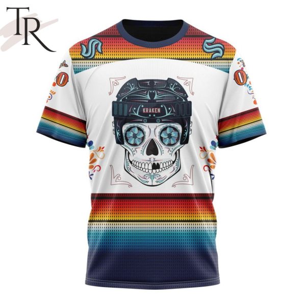 NHL Seattle Kraken Special Design For Dia De Los Muertos Hoodie