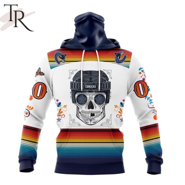 NHL Vancouver Canucks Special Design For Dia De Los Muertos Hoodie