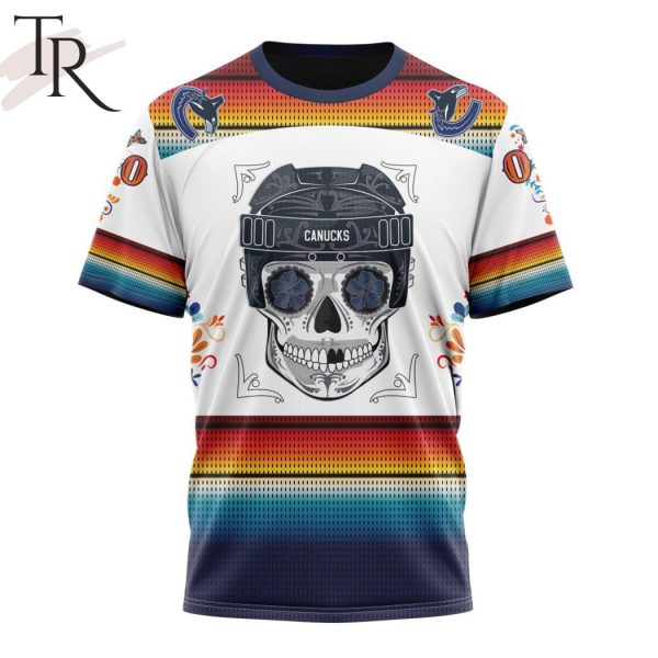 NHL Vancouver Canucks Special Design For Dia De Los Muertos Hoodie