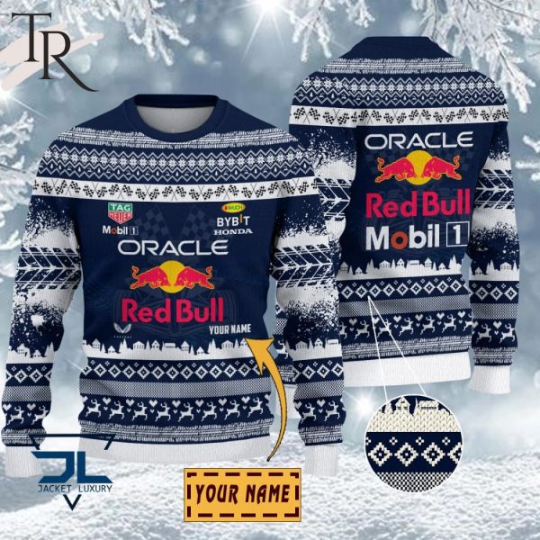 Custom Name Red Bull Racing Ugly Sweater