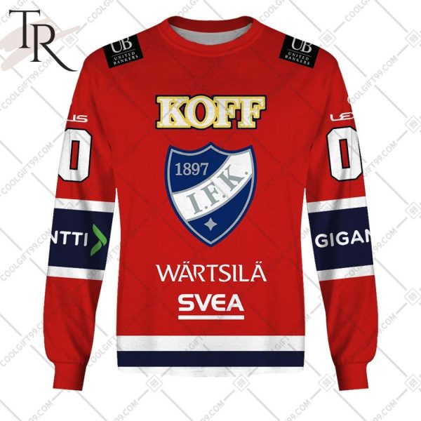 Personalized Liiga HIFK 2324 Home Jersey StyleHoodie