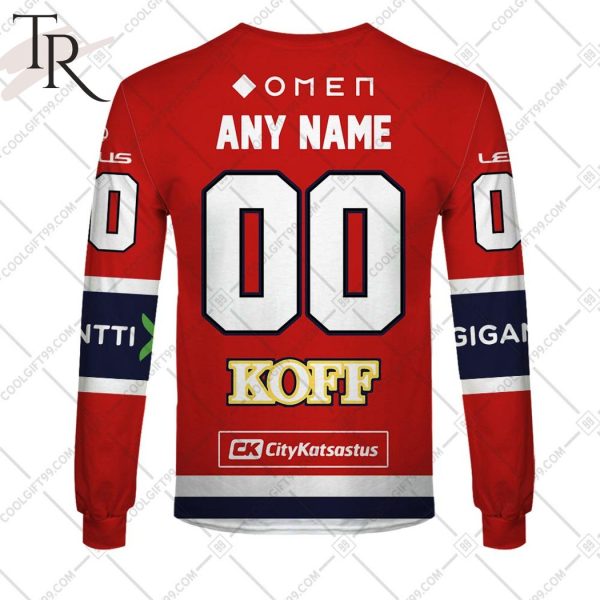 Personalized Liiga HIFK 2324 Home Jersey StyleHoodie