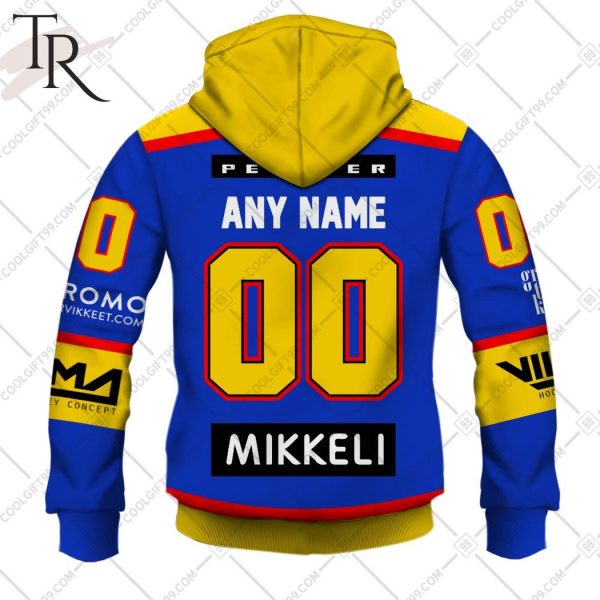 Personalized Liiga Mikkelin Jukurit 2324 Home Jersey StyleHoodie