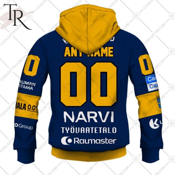 Personalized Liiga Rauman Lukko 2324 Home Jersey StyleHoodie