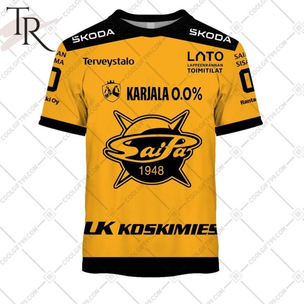 Personalized Liiga SaiPa 2324 Home Jersey StyleHoodie