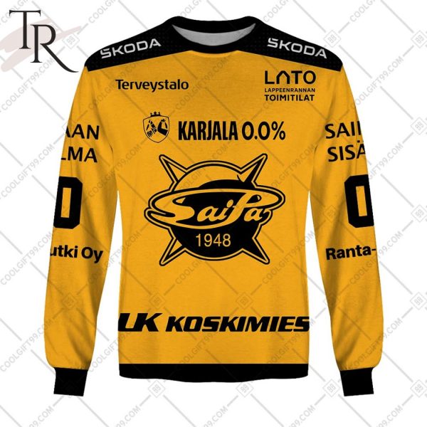 Personalized Liiga SaiPa 2324 Home Jersey StyleHoodie