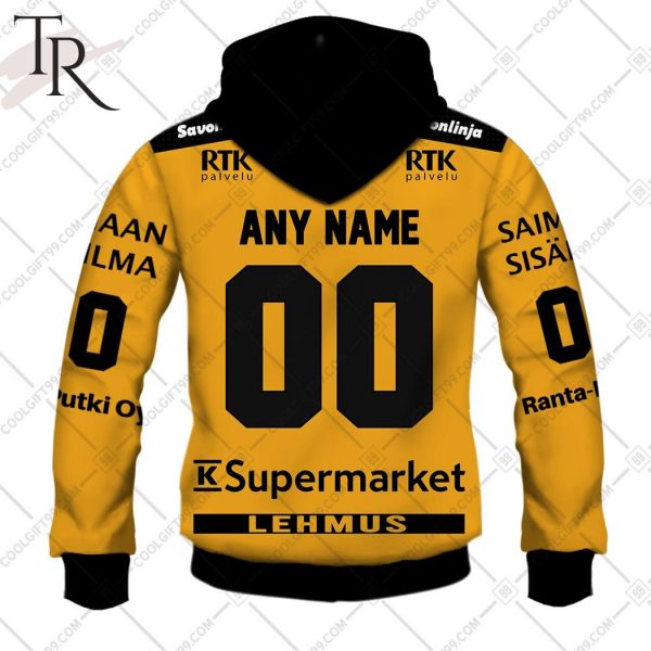 Personalized Liiga SaiPa 2324 Home Jersey StyleHoodie