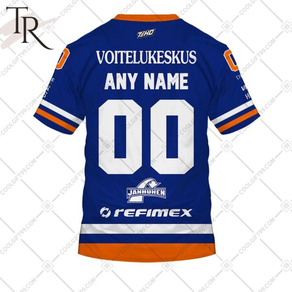 Personalized Liiga Tampereen Tappara 2324 Home Jersey StyleHoodie