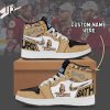 Baie-Comeau Drakkar Custom Name Air Jordan 1 Sneakers