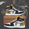 Baie-Comeau Drakkar Custom Name Air Jordan 1 Sneakers