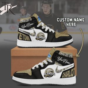 Charlottetown Islanders Custom Name Air Jordan 1 Sneakers