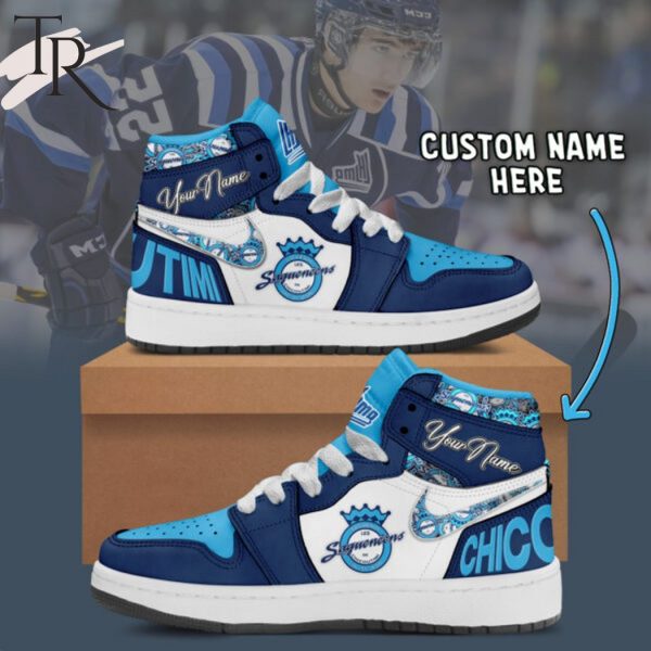 Chicoutimi Sagueneens Custom Name Air Jordan 1 Sneakers